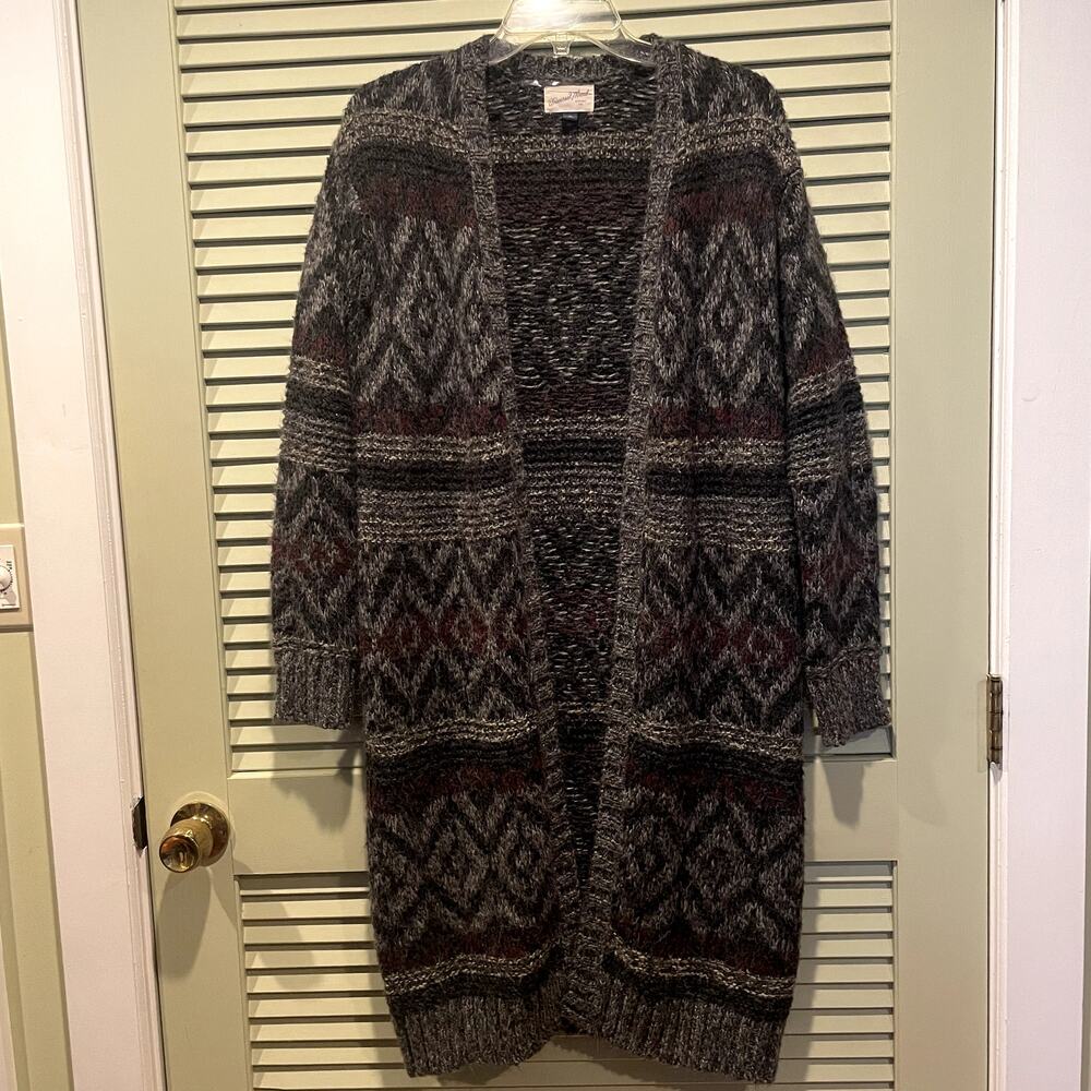 Boho Western Cardigan Medium Universal Thread Cabin Grandpa